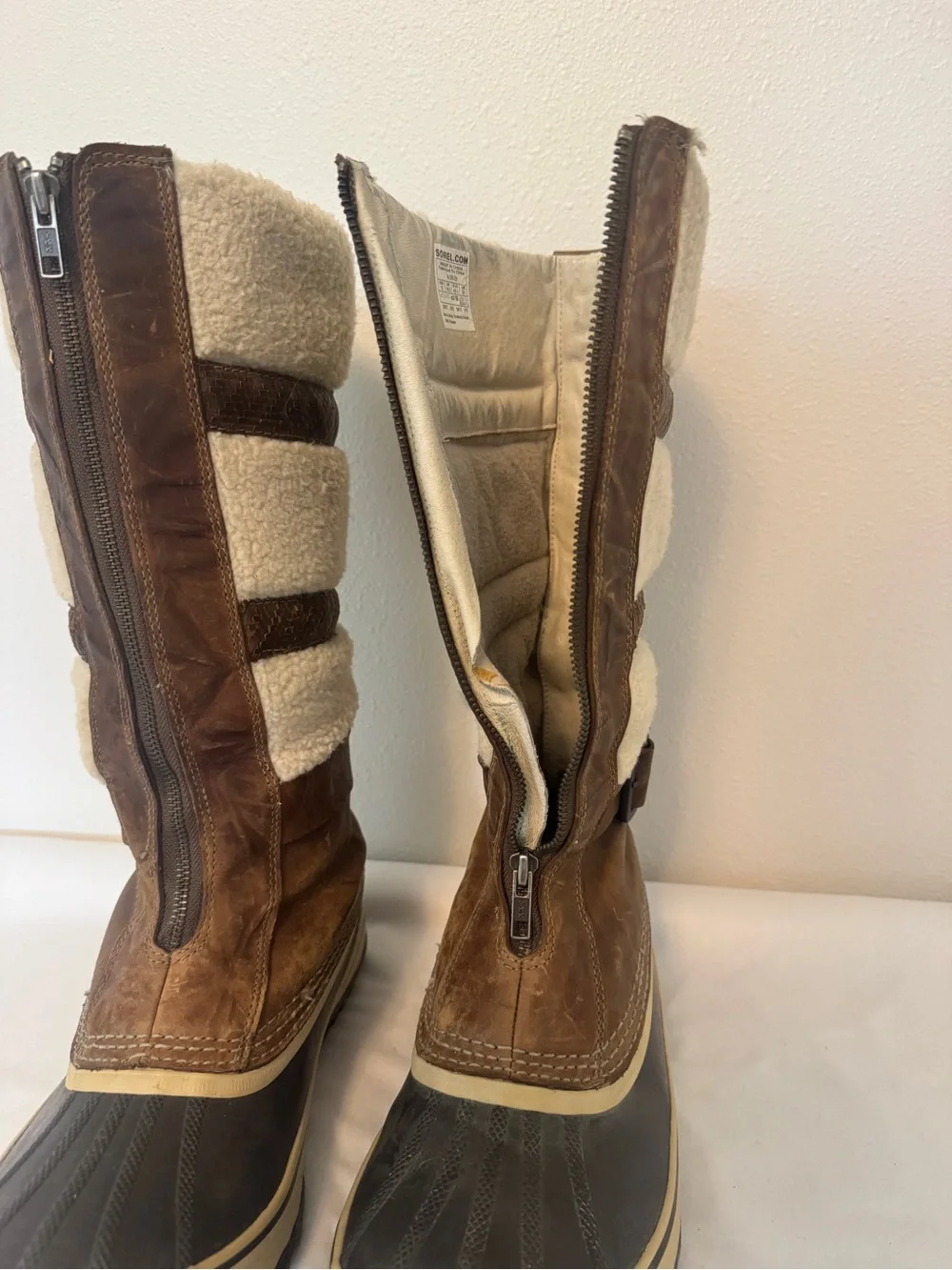 Sorel Womens Helen of Tundra II Mid Calf WP Leather/Rubber Snow Boots 12 ECU